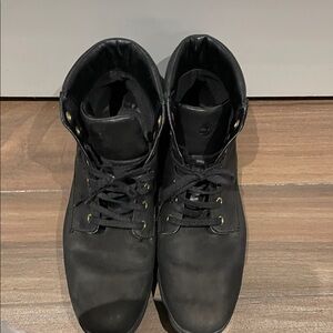 Timberland Black Men's Leather Sensorflex Boots